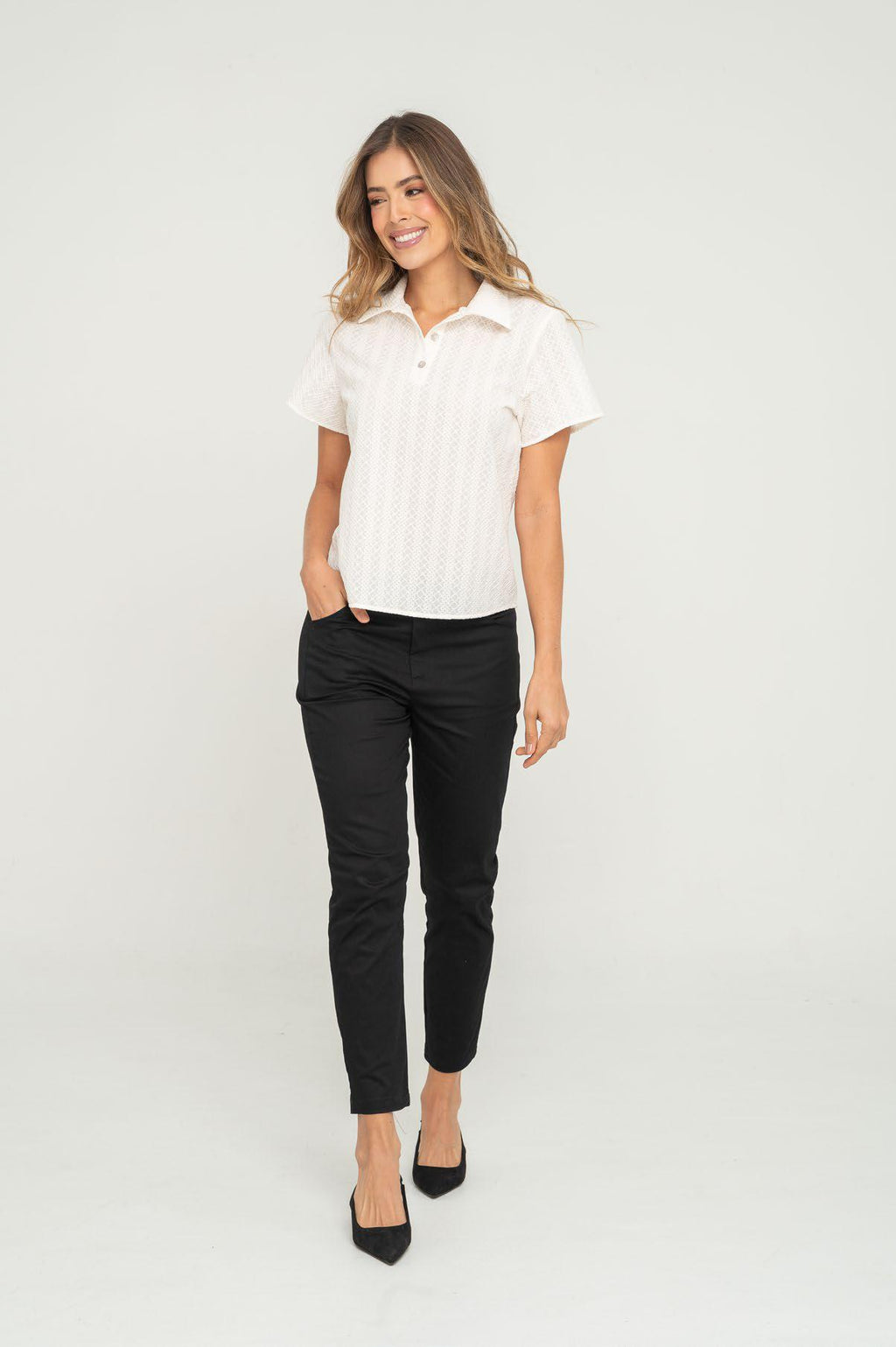 Blusa Ragstyle Pf31113808 Cotton Marfil