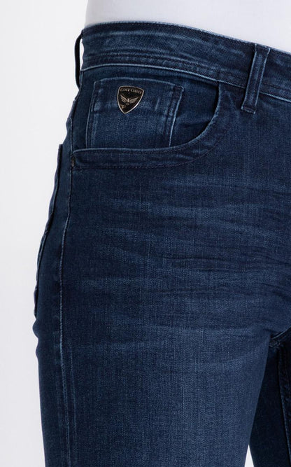 Jean Hombre Oxford 012052 Slim Fit Azul Oscuro