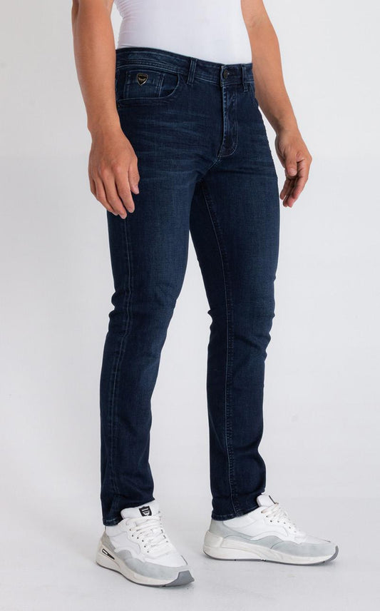 Jean Hombre Oxford 012052 Slim Fit Azul Oscuro