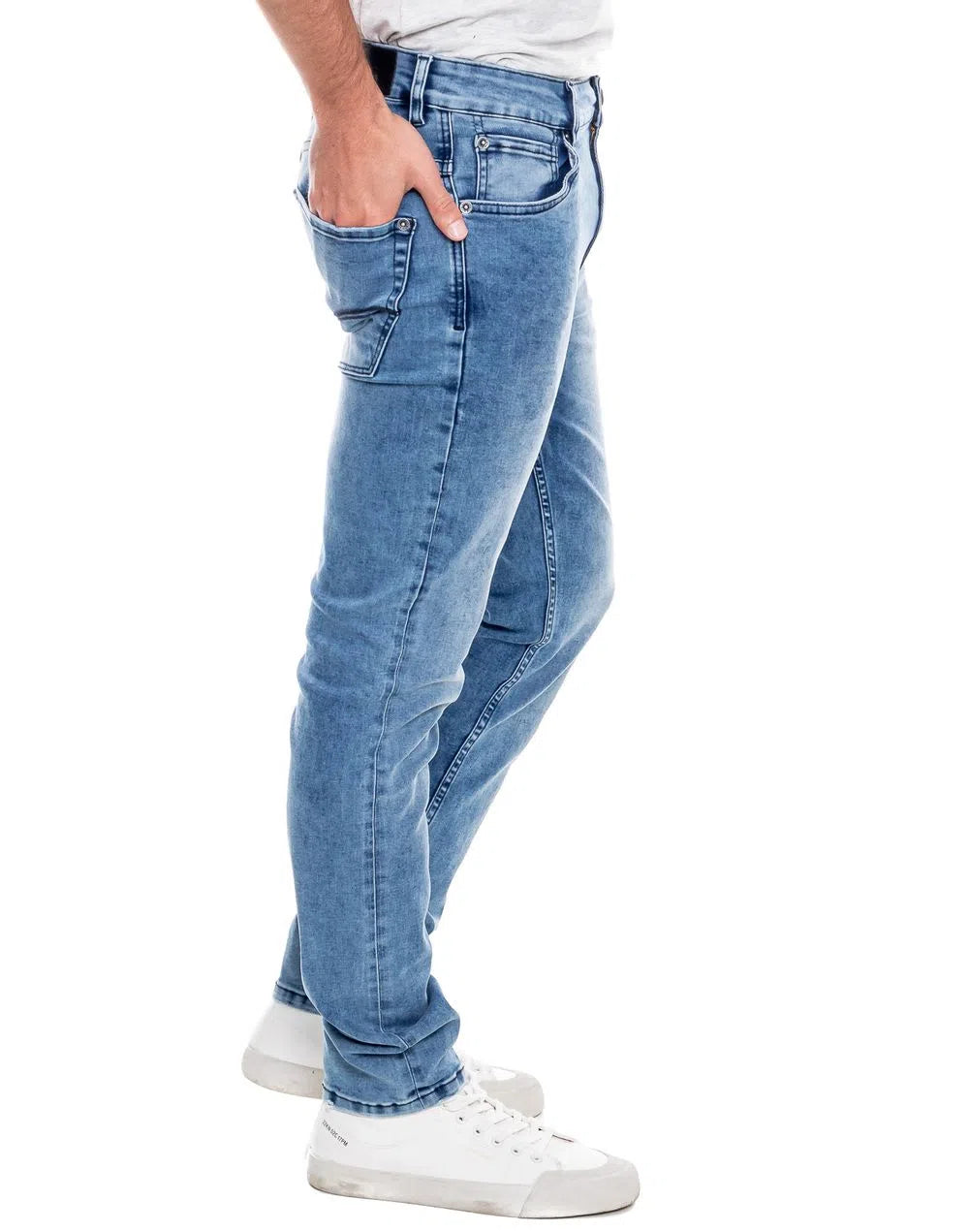 Jean Hombre Color Blue 221410 Slim Fit Azul Claro