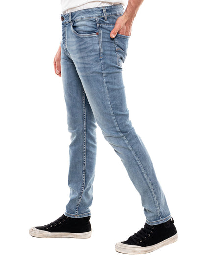 Jean Hombre Color Blue 321405 Slim Fit Azul Claro