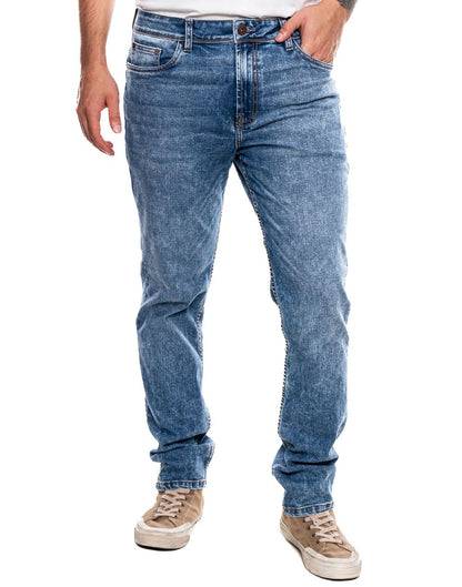 Jean Hombre Color Blue 331405 Regular Fit Azul Medio