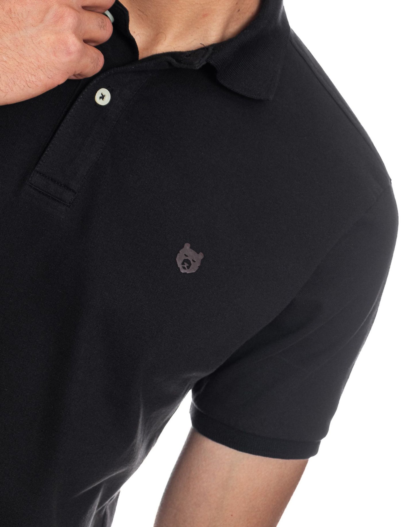 Camiseta Polo Color Blue 3I2701 Negro