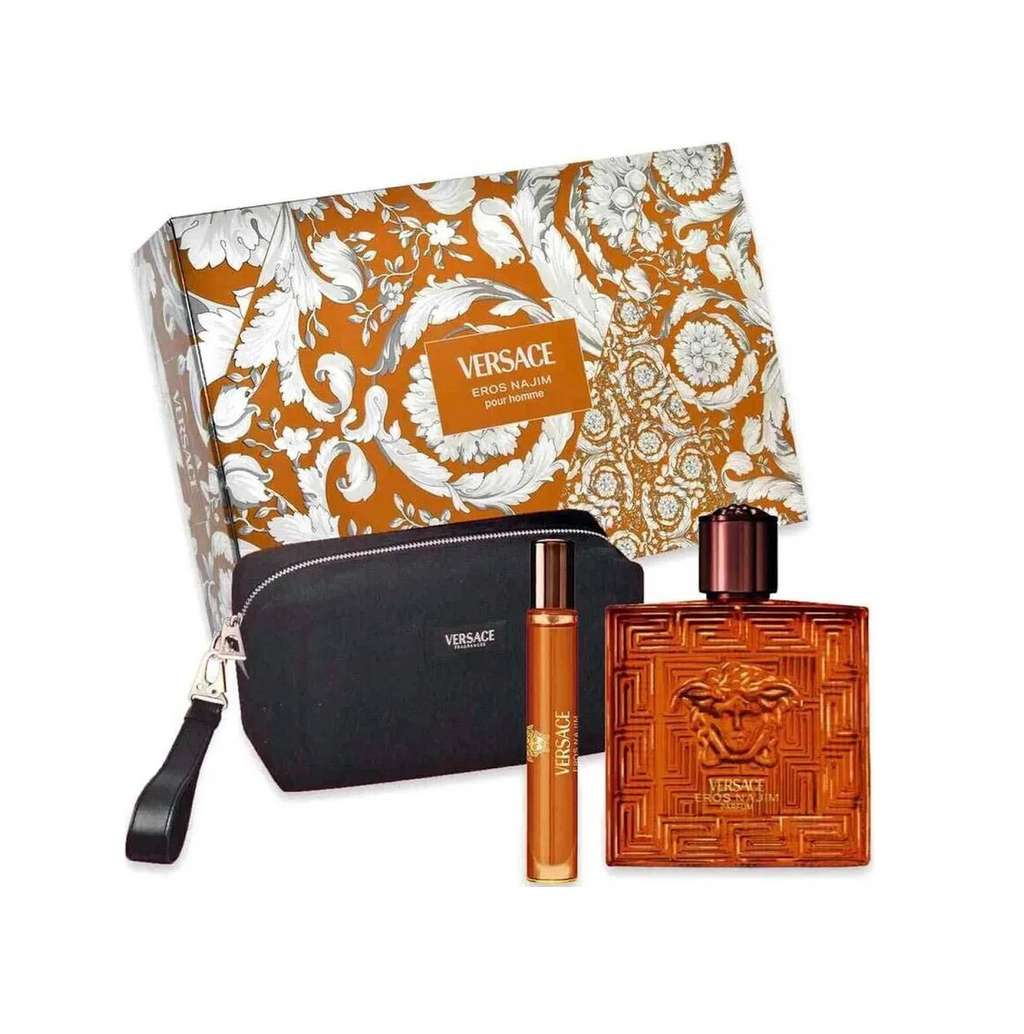 Perfume Versace Eros Najim Set (EDP100ml+10ml+Bolso)