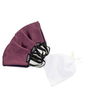 Tapabocas Color Blue 190000 Adulto Vino Tripack