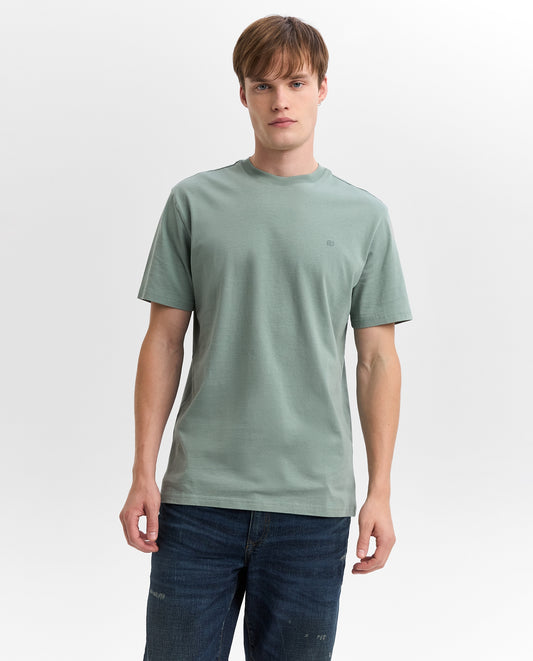 Camiseta Cuello Redondo Americanino 840F001 Slim Fit Verde Claro