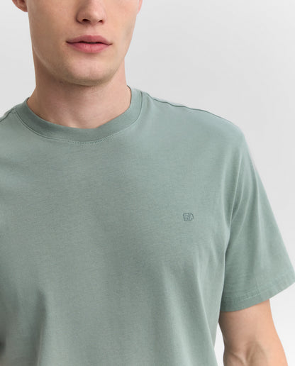 Camiseta Cuello Redondo Americanino 840F001 Slim Fit Verde Claro