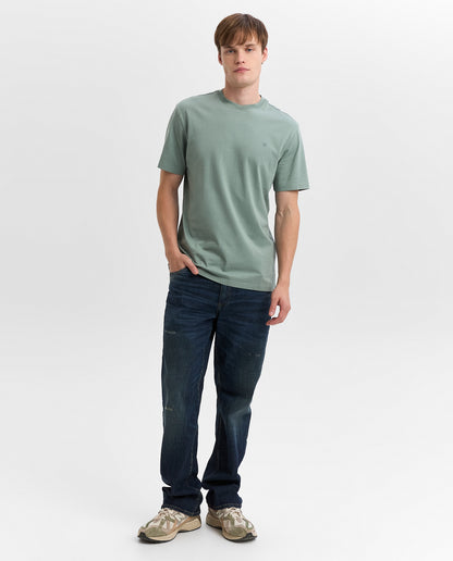 Camiseta Cuello Redondo Americanino 840F001 Slim Fit Verde Claro