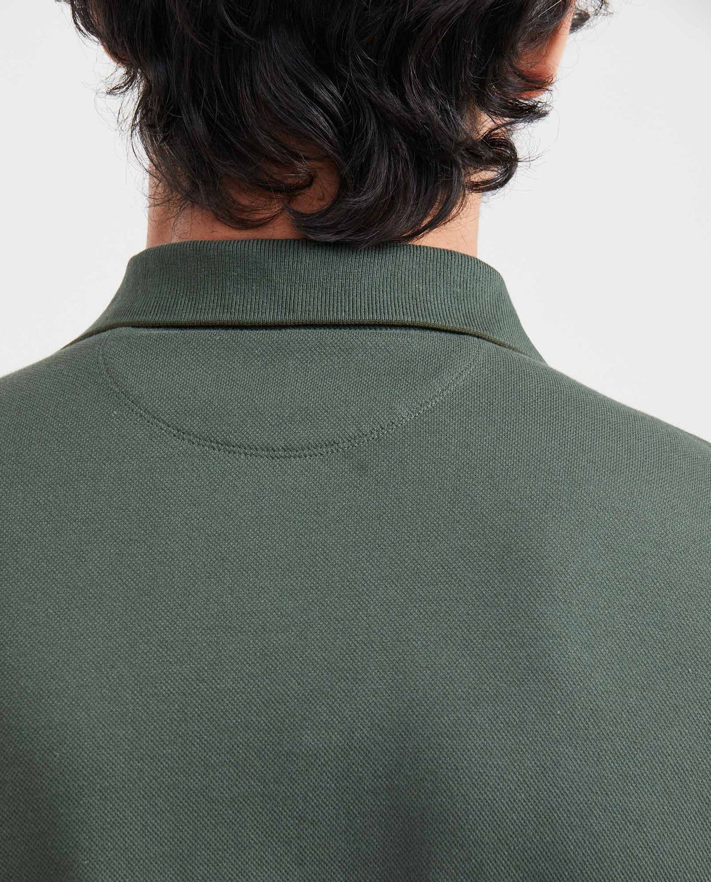 Camiseta Polo Chevignon 601G018 Slim Fit Verde Oscuro