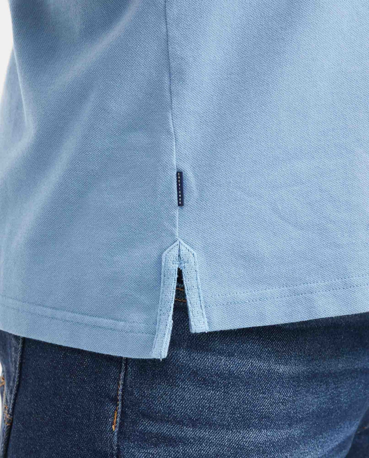 Camiseta Polo Chevignon 601G015 Classic Fit Azul Medio