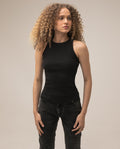 Camiseta Dama Americanino 600D005 Basica Manga Sisa Negro