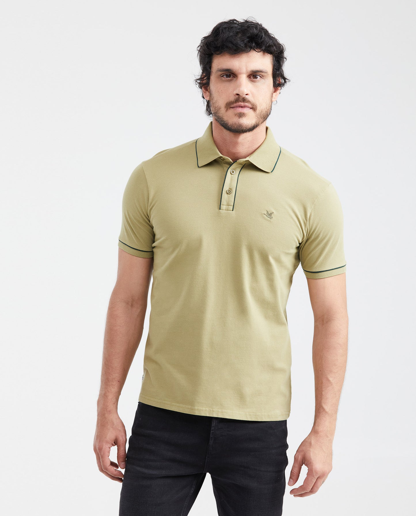 Camiseta Polo Chevignon 601G006 Slim Fit Verde Pistacho