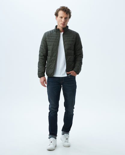 Chaqueta Hombre Chevignon 620E000 Togs Ultra Light Verde Oscuro