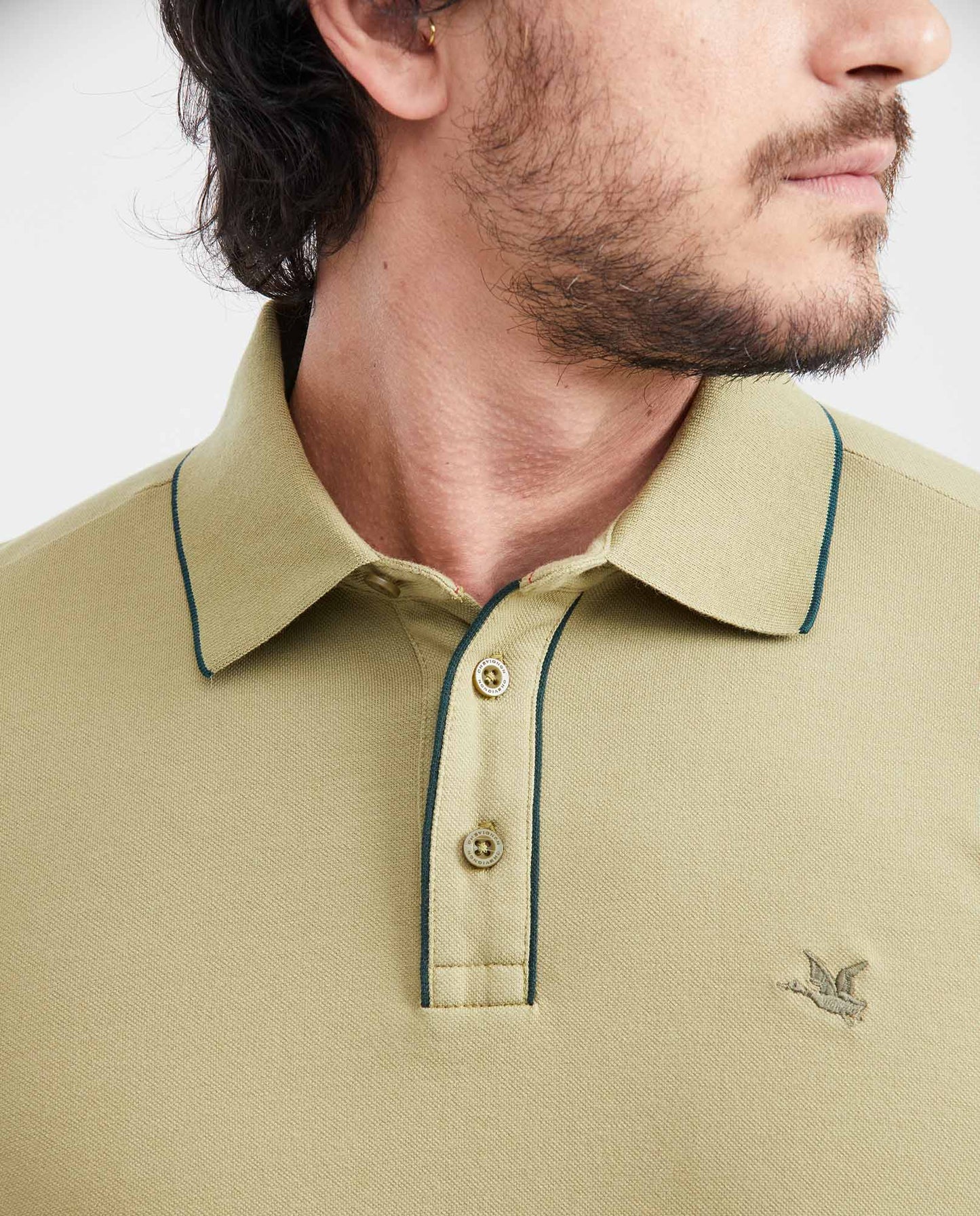 Camiseta Polo Chevignon 601G006 Slim Fit Verde Pistacho