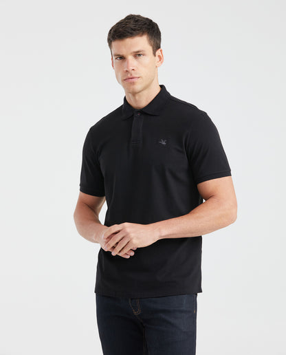 Camiseta Polo Chevignon 601G004 Slim Fit Negro