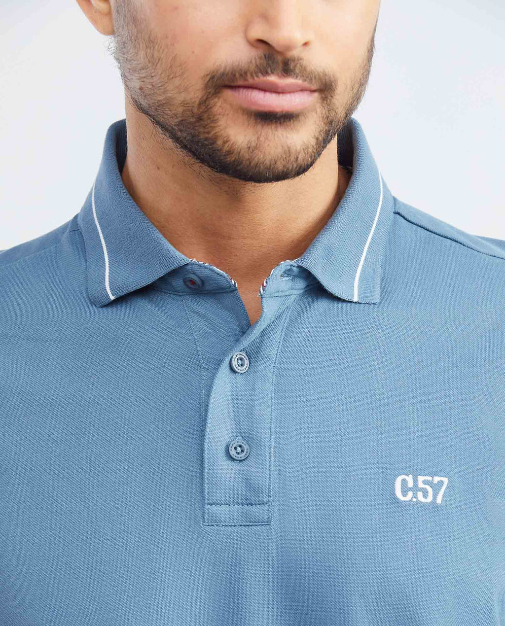 Camiseta Polo Chevignon 602F008 Classic Fit Azul Espejismo Oscuro