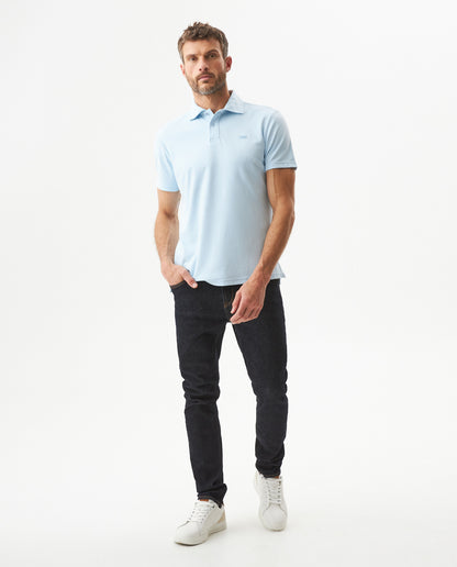 Camiseta Polo Chevignon 609G023 Slim Fit Azul Ligero Claro