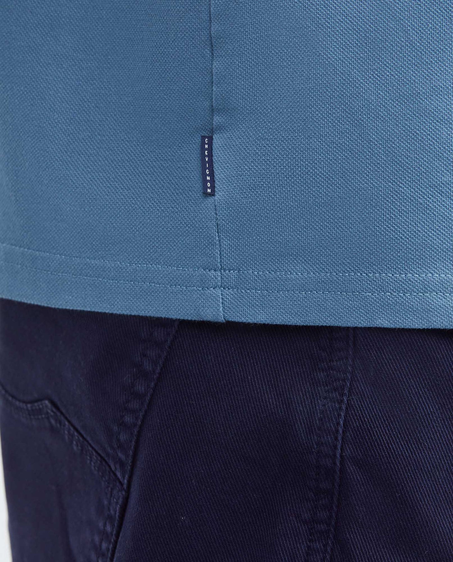 Camiseta Polo Chevignon 602F008 Classic Fit Azul Espejismo Oscuro