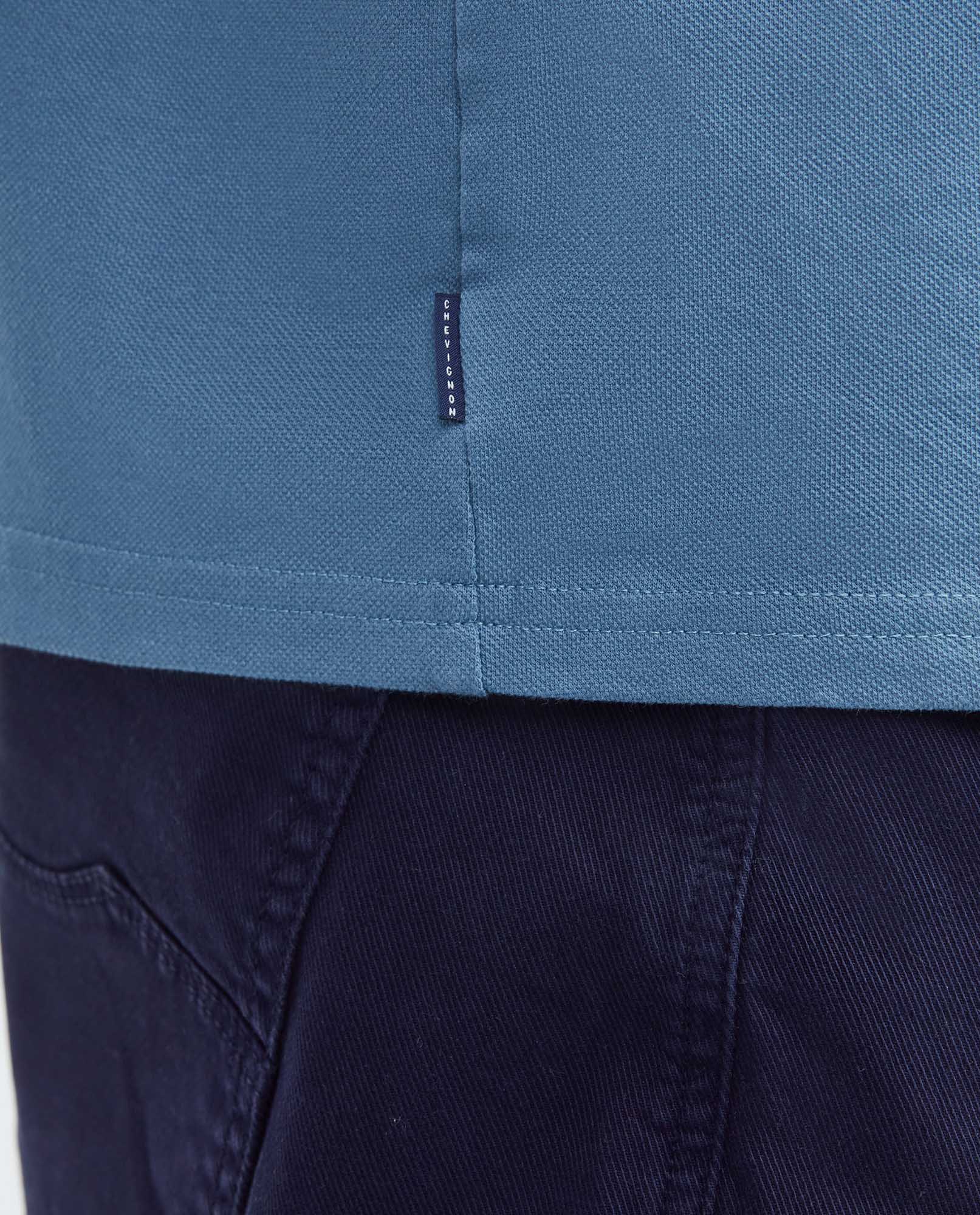 Camiseta Polo Chevignon 602F008 Classic Fit Azul Espejismo Oscuro