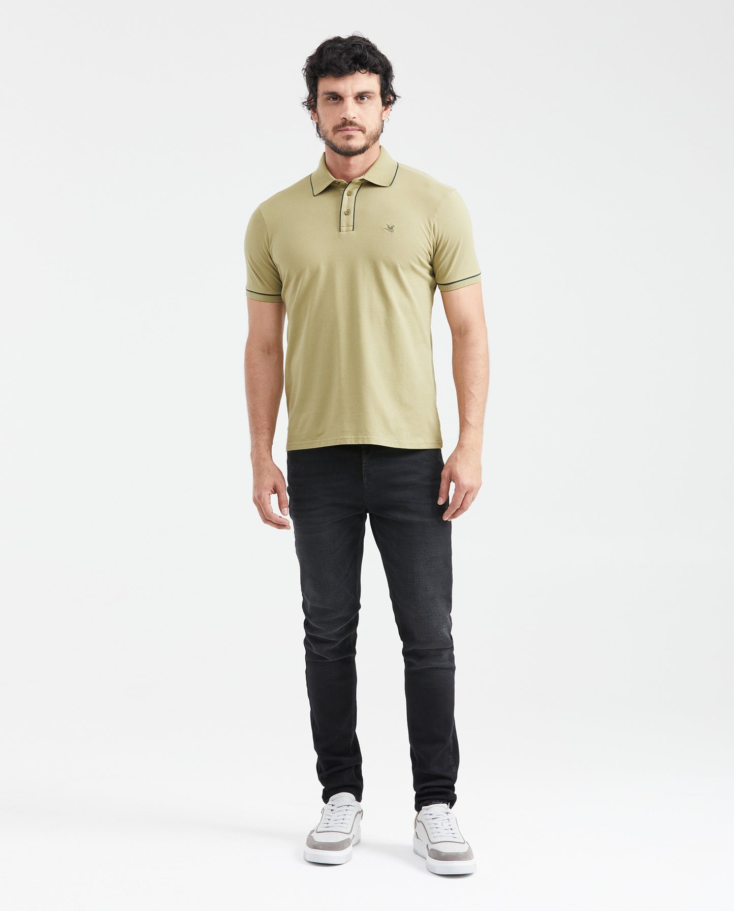 Camiseta Polo Chevignon 601G006 Slim Fit Verde Pistacho