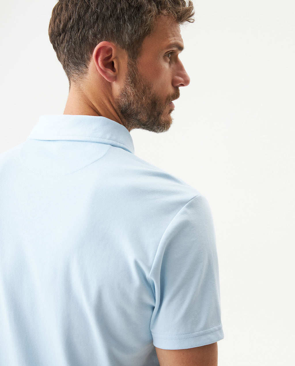 Camiseta Polo Chevignon 609G023 Slim Fit Azul Ligero Claro