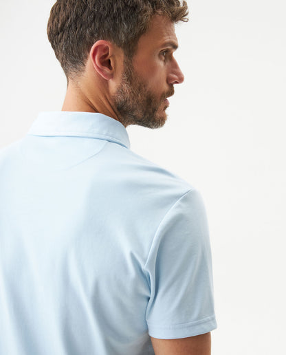 Camiseta Polo Chevignon 609G023 Slim Fit Azul Ligero Claro