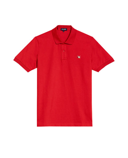 Camiseta Polo Chevignon 609G001 Slim Fit Rojo Navidad Medio