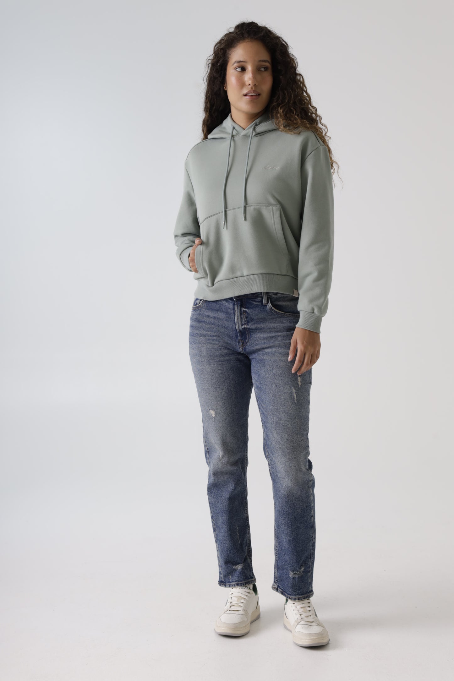 Buzo Capota Dama Americanino 680F001 Verde Ambiente Medio