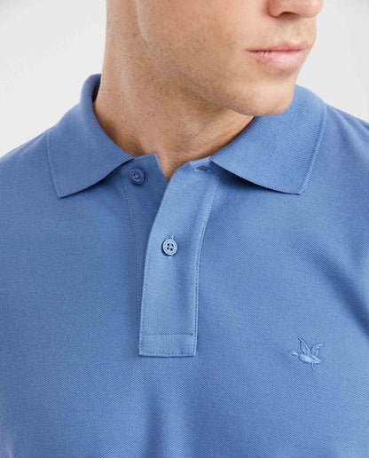 Camiseta Polo Chevignon 601G000 Classic Fit Azul Mezclilla Medio