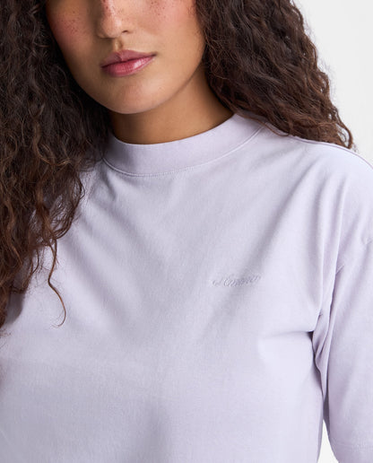 Camiseta Dama Americanino 600G000 Basica Cuello Redondo Lila