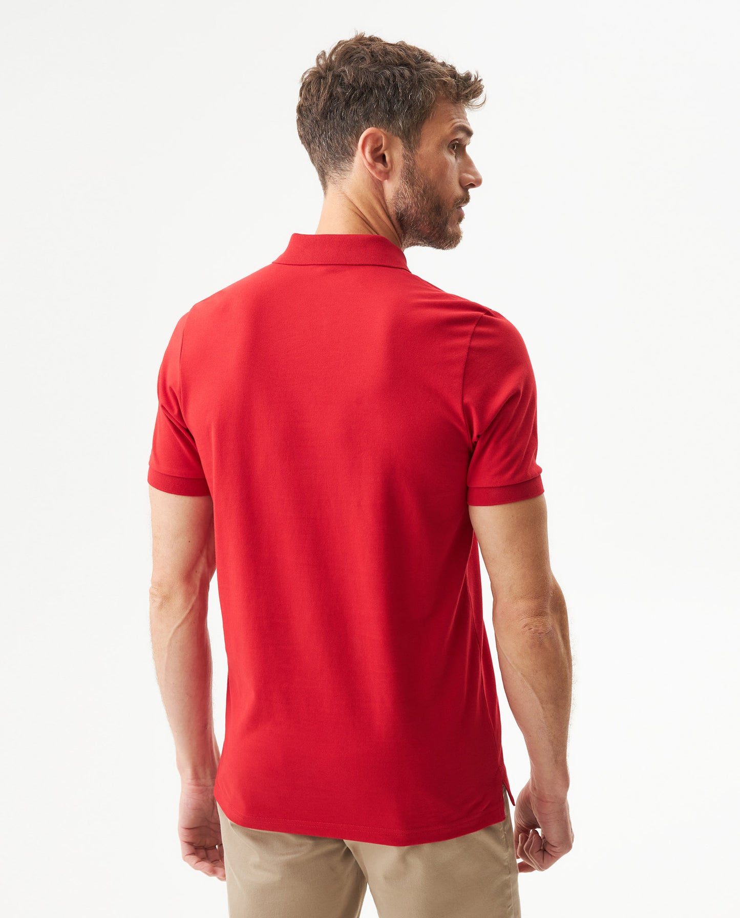 Camiseta Polo Chevignon 609G001 Slim Fit Rojo Navidad Medio