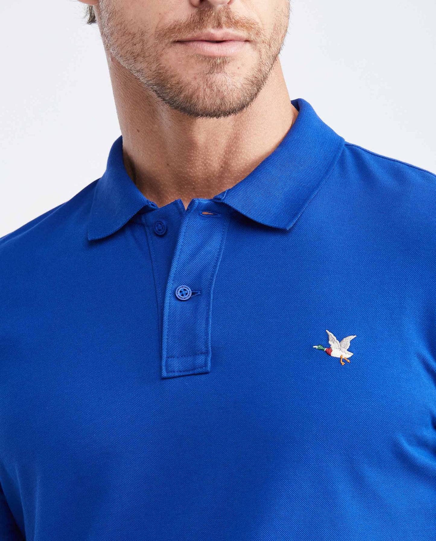 Camiseta Polo Chevignon 609F001 Slim Fit Azul Rey