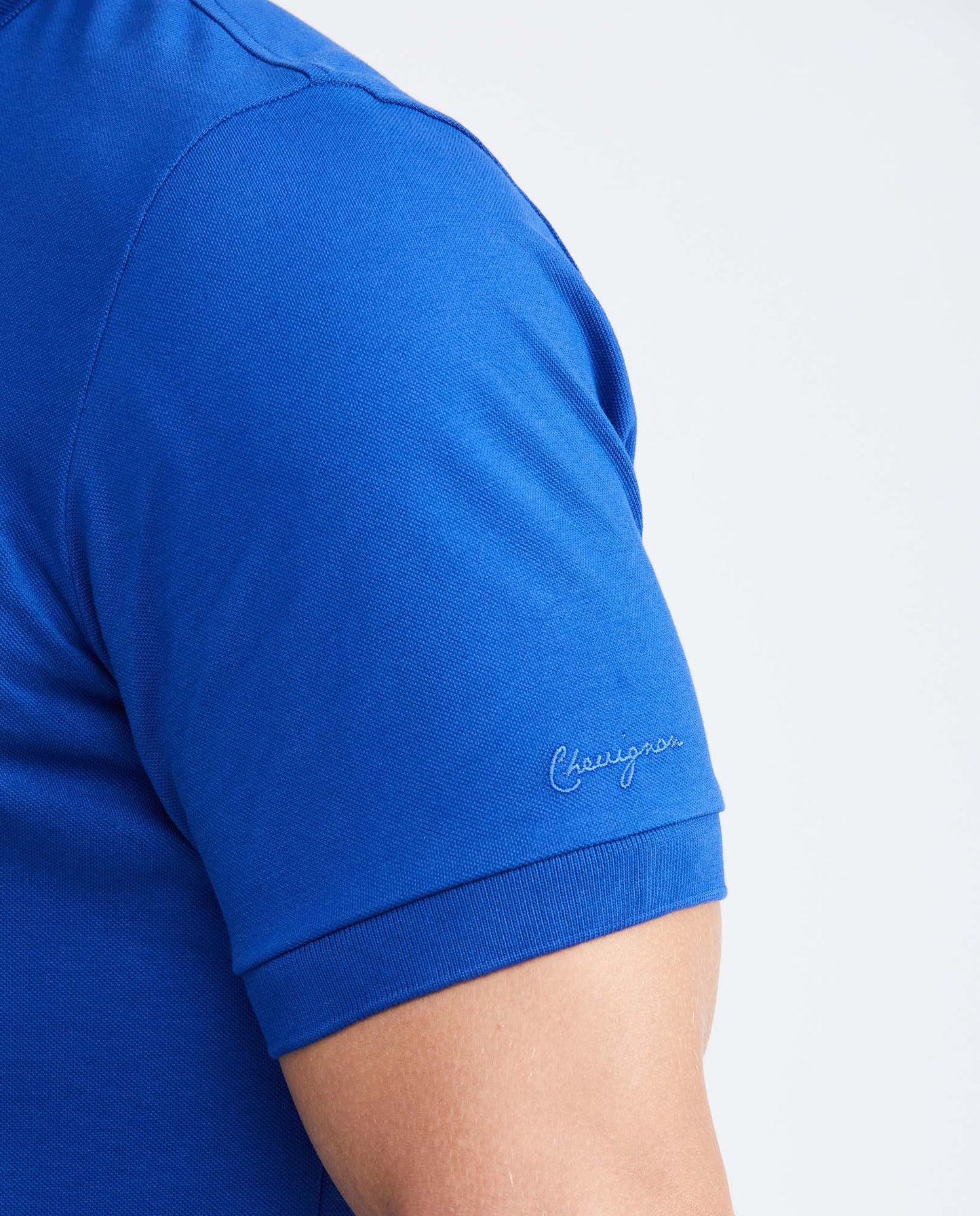 Camiseta Polo Chevignon 609F001 Slim Fit Azul Rey