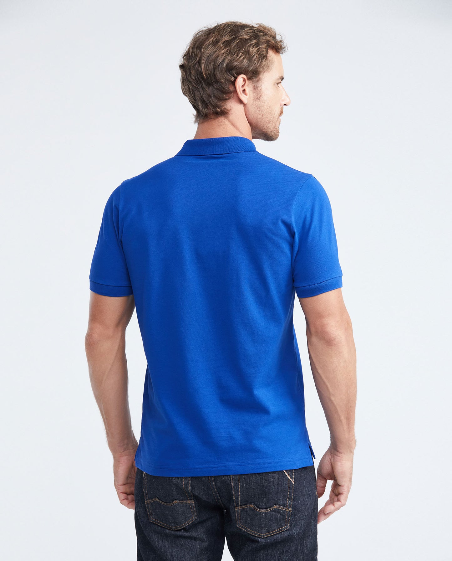 Camiseta Polo Chevignon 609F001 Slim Fit Azul Rey