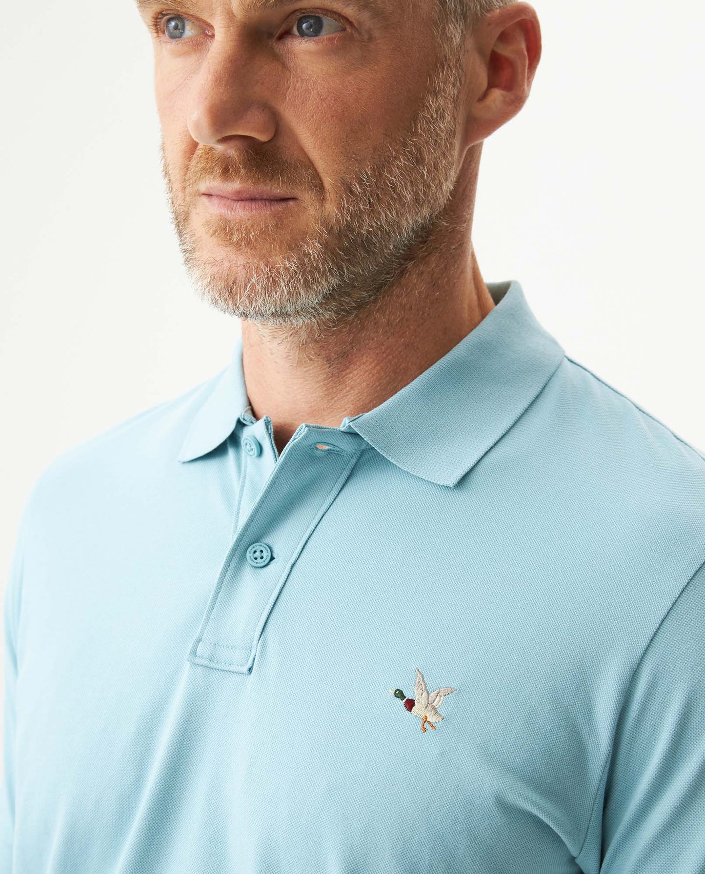 Camiseta Polo Chevignon 609G001 Slim Fit Azul Cameo Medio