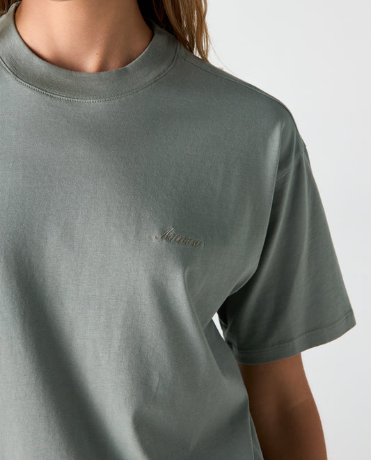 Camiseta Dama Americanino 600F002 Basica Cuello Redondo Verde