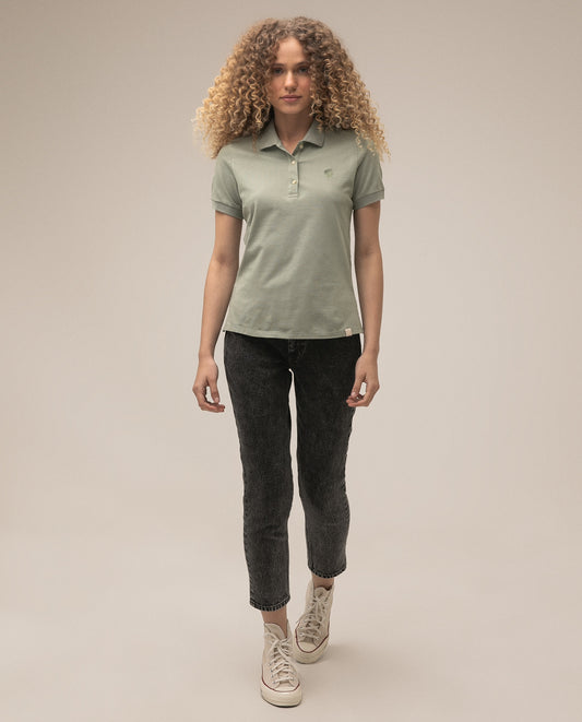 Camiseta Dama Americanino 600D007 Basica Polo Verde