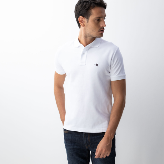 Camiseta Polo Chevignon 600A000 Classic Fit Blanco