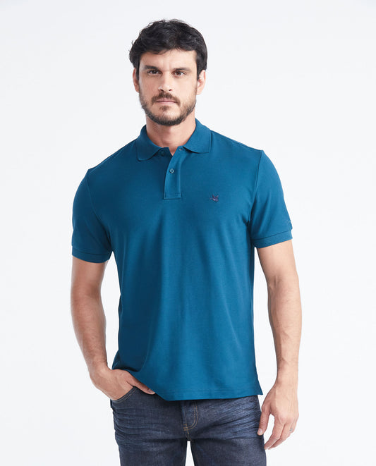 Camiseta Polo Chevignon 609F000 Classic Fit Verde Montaña Oscuro