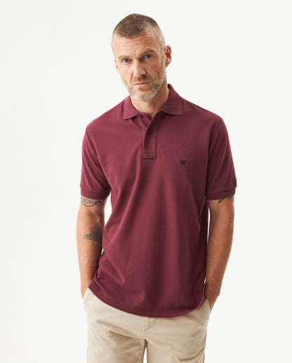 Camiseta Polo Chevignon 609G000 Classic Fit Rojo Uva Ultraoscuro