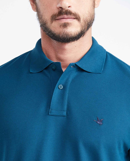 Camiseta Polo Chevignon 609F000 Classic Fit Verde Montaña Oscuro