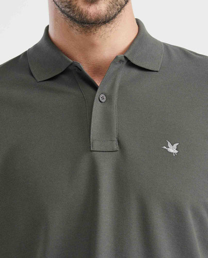 Camiseta Polo Chevignon 609E000 Classic Fit Gris Oscuro