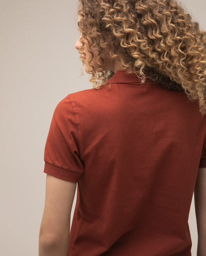 Camiseta Dama Americanino 600D007 Basica Polo Cobre