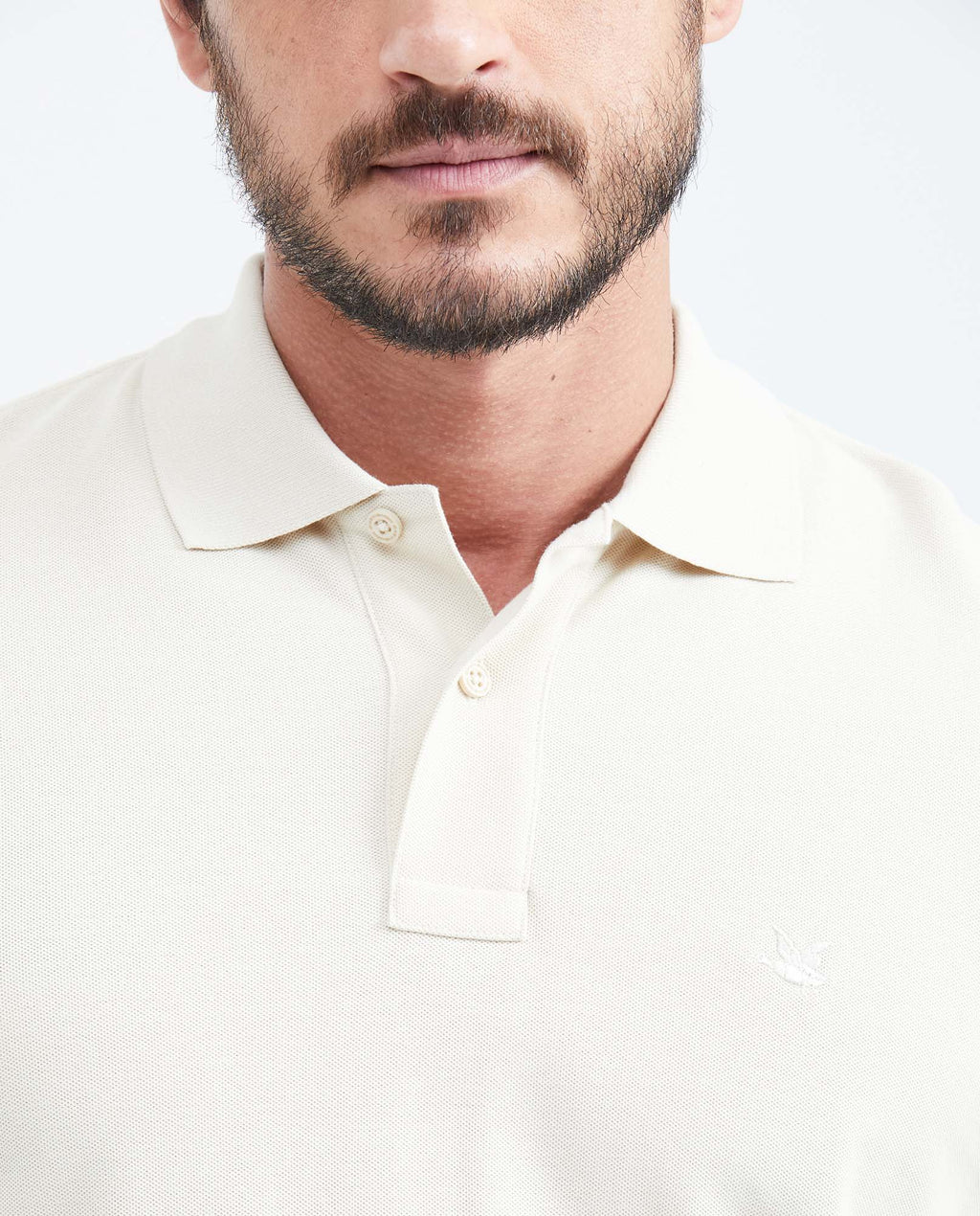Camiseta Polo Chevignon 609F000 Classic Fit Beige Ostra Claro