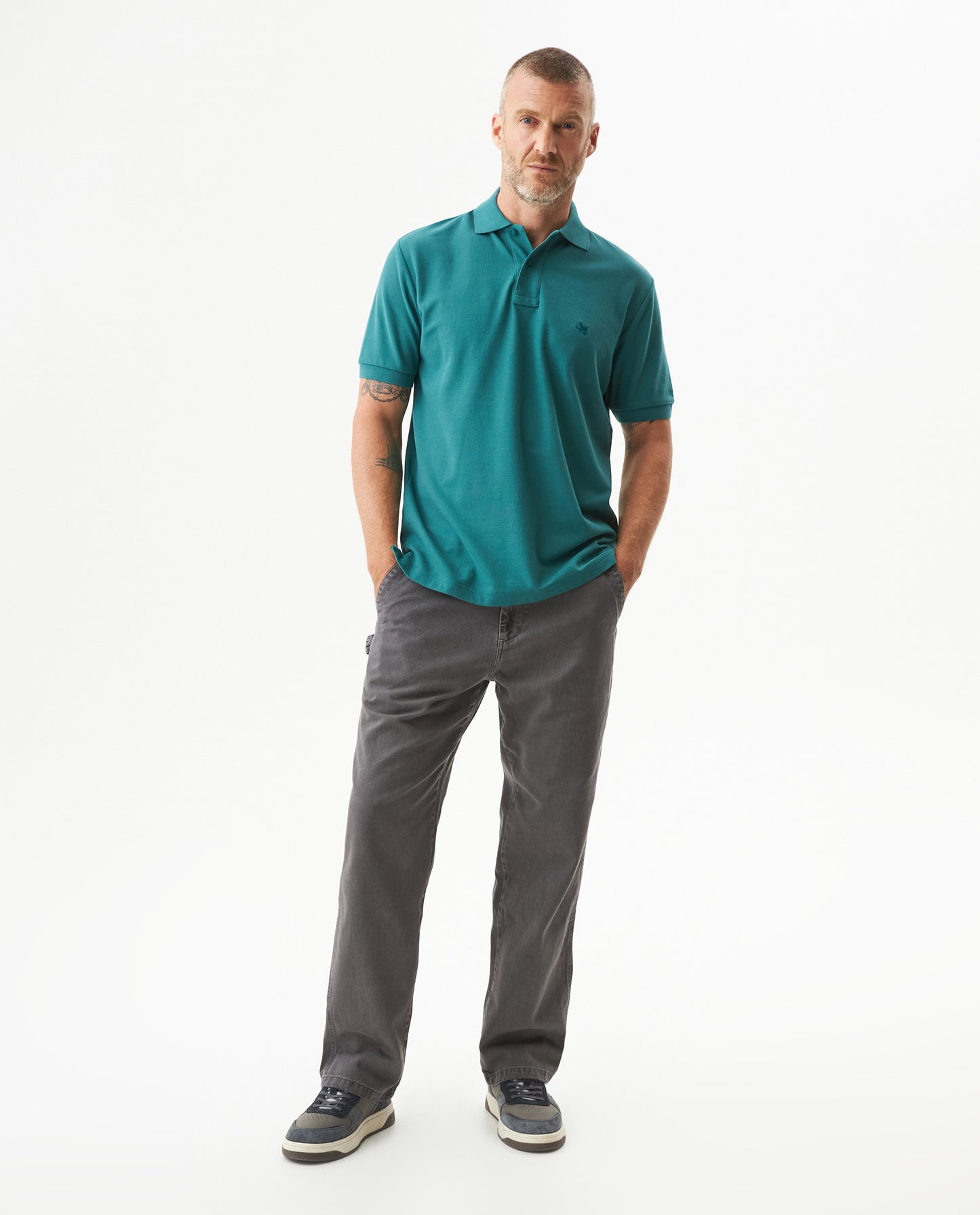 Camiseta Polo Chevignon 609G000 Classic Fit Verde Myrica Oscuro