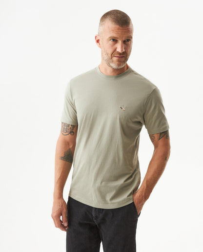 Camiseta Cuello Redondo Chevignon 649G020 Slim Fit Verde Myrica Oscuro