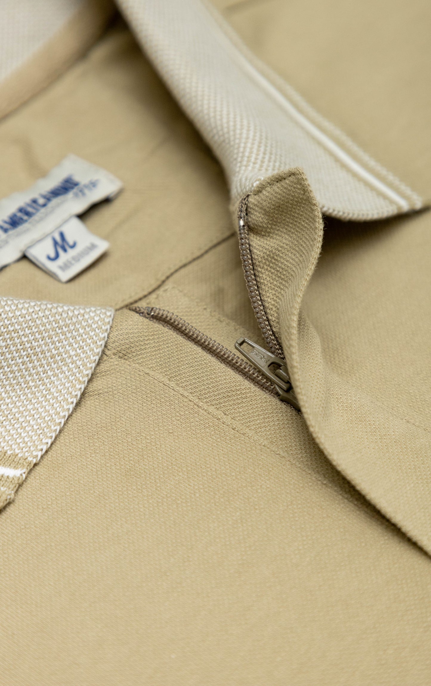 Camiseta Polo Americanino 801G000 Slim Fit Beige Oscuro