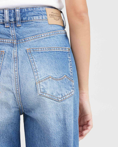 Jean Dama Chevignon 431G031 Straight Fit Azul Medio