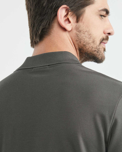 Camiseta Polo Chevignon 609E000 Classic Fit Gris Oscuro