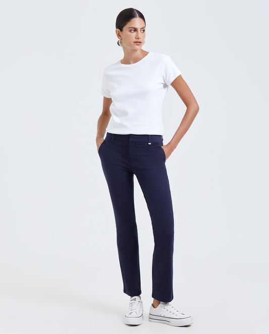 Pantalon Dama Esprit 1300002 Weekend Azul Oscuro